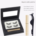 12 options 3d magnetic faux mink eyelashes vendor luxury magnetic eyeliner mink eyelashes set